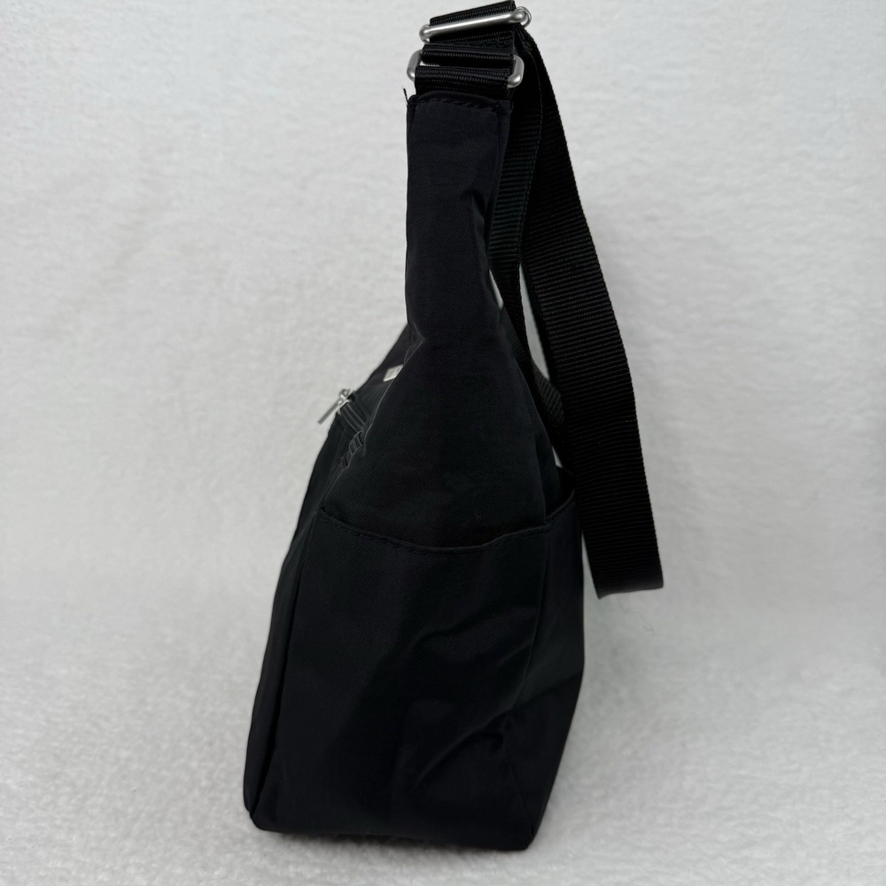 Baggallini Everyplace Black Lightweight Nylon Crossbody Shoulder Bag Purse - Picture 10 of 16